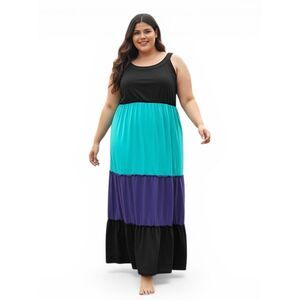 fitted lace wedding dress Catherines Women's Plus Size Anywear Reversible Crisscross V-Neck Maxi Dress